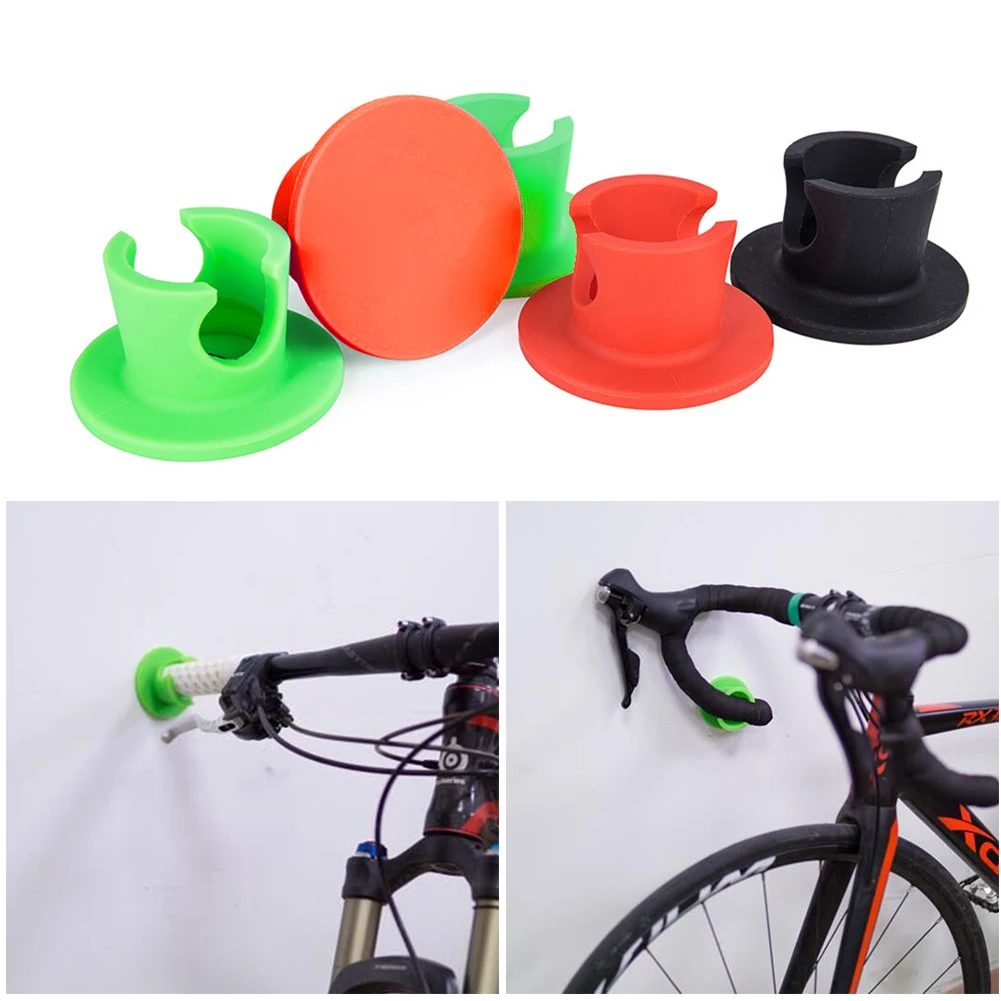 

Wall Mounted BICYCLE Cycling Parking Grip Stand Anti Slip Road Mountain Bike Portable Wall Mounted Holder Rack for Handlebar