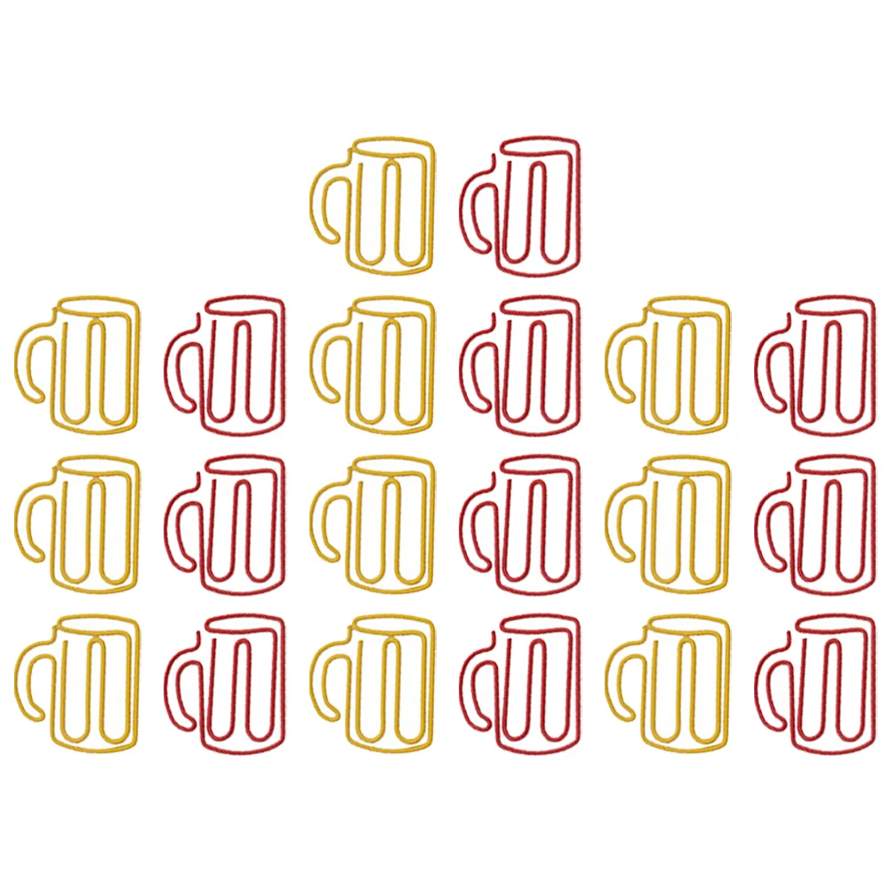 

Paper Clips Clamps Metal Clip Stationery Bookmark Cup Supplies Notepaperclipscoated School Marker Page Decorative File Binder