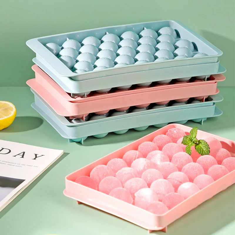 

33 Grids Spherical Ice Tray Lattice Round Beads Easy Demoulding Self-made Ice Chocolate Molds