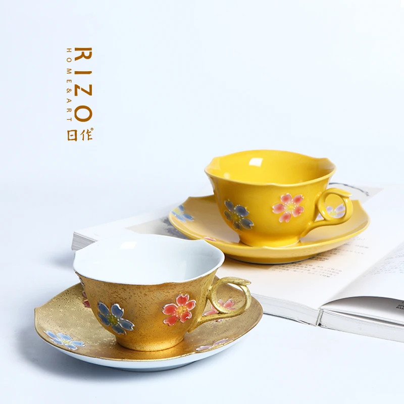 Керамика ручной работы расписанные вручную узоры Ral кофейные чашки тарелки для