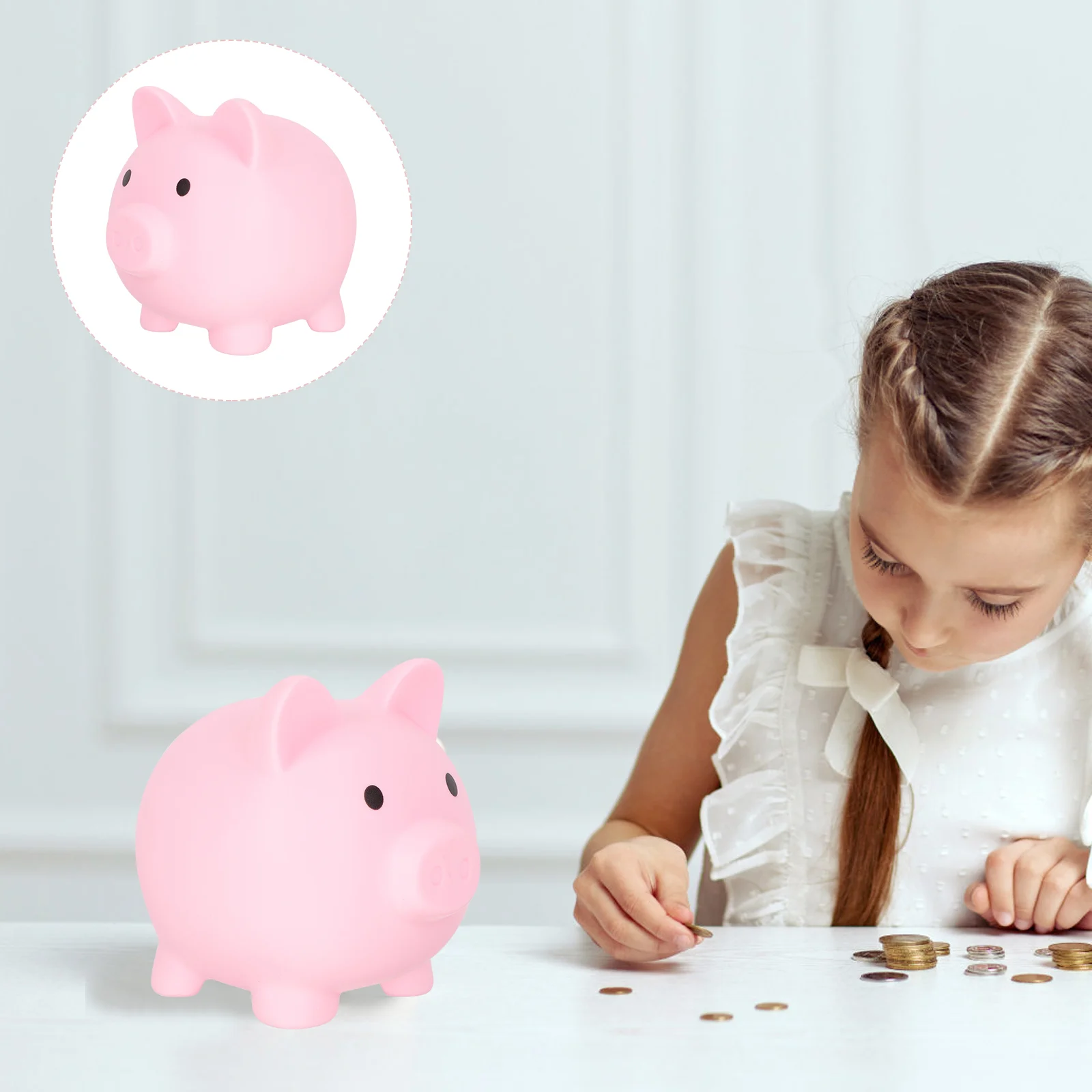 

Cartoon Savings Bank Toddler Piggy Bank Kids Money Saving Bank