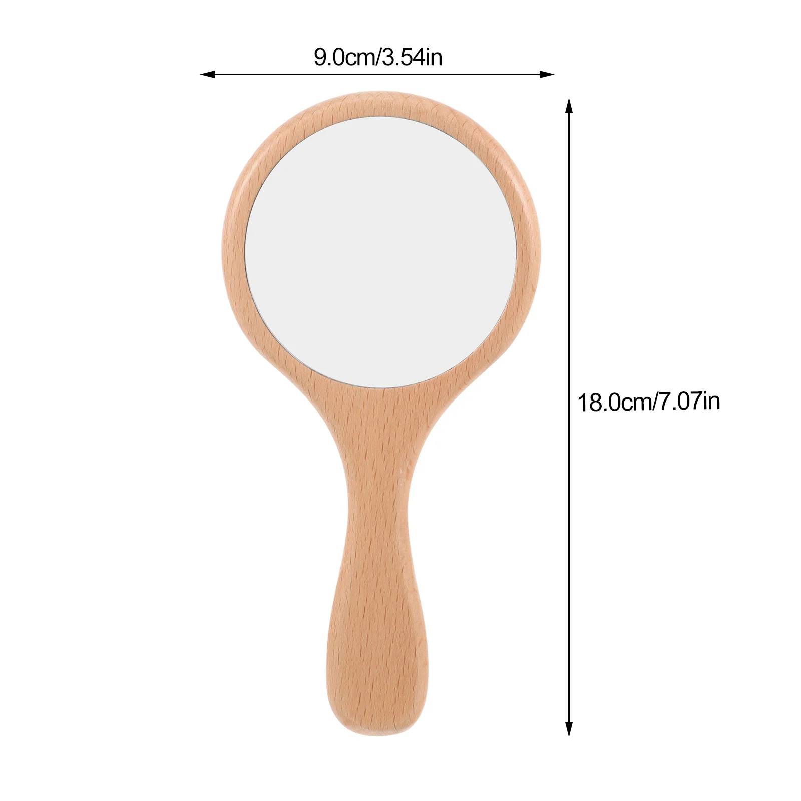 Ручное дорожное зеркало косметический светильник винтажный портативный