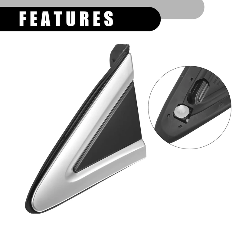 Car Left Reversing Mirror Triangle Plate Trim For Cadillac XTS 2013-2019 22955947 Replacement Parts Accessories
