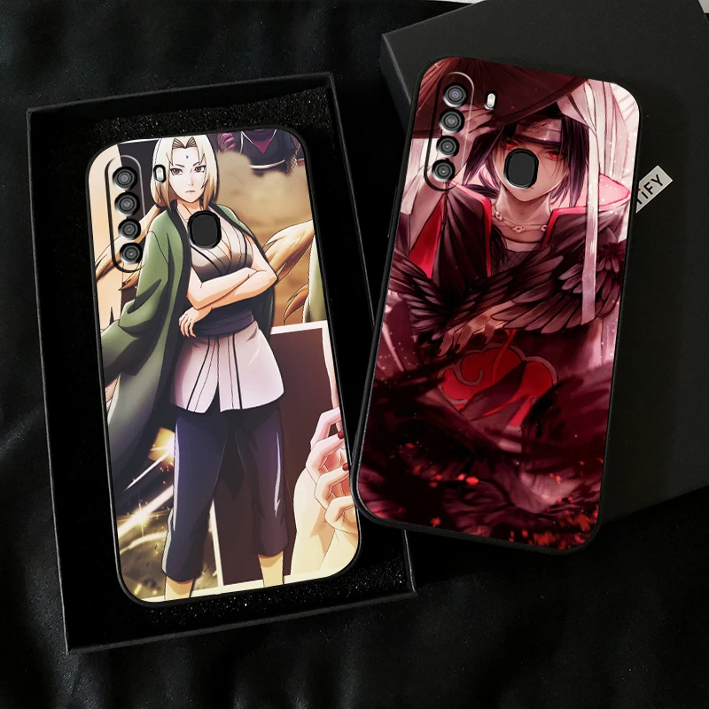 

Japan NARUTO Anime Phone Case For Samsung Galaxy S8 S8 PLus S9 S9 Plus S10 S10E S10 Lite 5G Plus Silicone Cover Funda Black