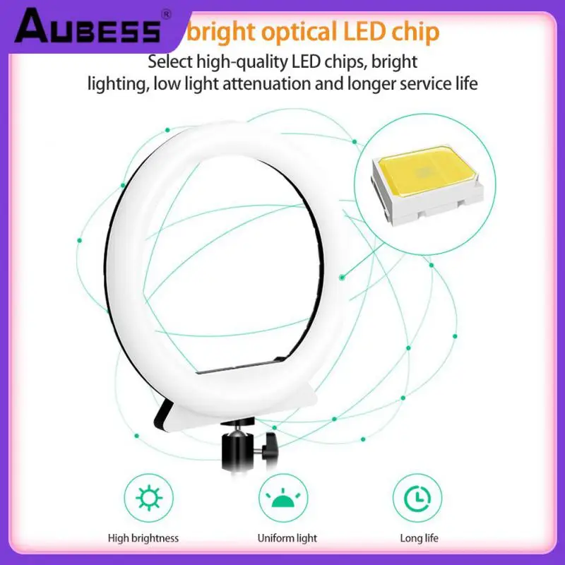 

Rgb Light Conversion Prevent Fog Led Live Light Impact Resistance Photography Ring No Radiation Fill Light Abs No Ultraviolet Uv