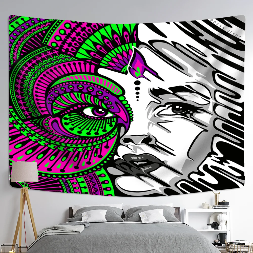 

Kawaii School Woman Tapestry Wall Decor Anime Tapestry Manga Aesthetic Room Decoration Meme Tapestries Art Poster for Home Tapiz