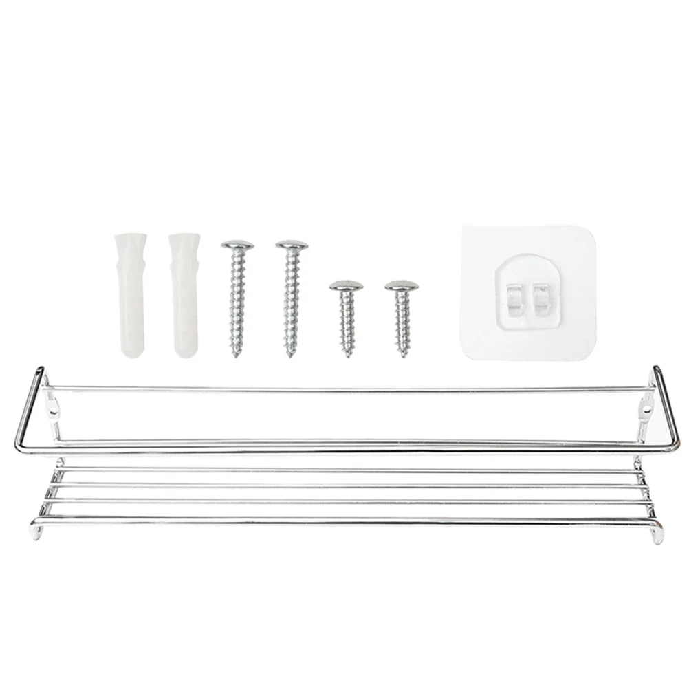 

Seasoning Wall Rack Organizer Kitchen Mount Stand Holder Jars Shelf Mounted Bracket