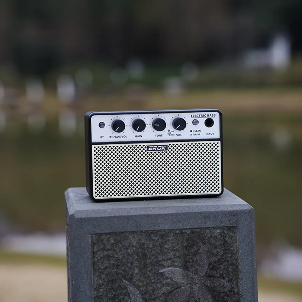 Портативный усилитель EROK Bluetooth для электрогитар бас-мини-усилитель с