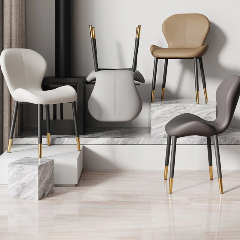 

Cushion Nordic Dining Chair Luxury Unique Classics Indoor Minimalist Chairs Designer Salon Library Silla Comedor Home Furniture