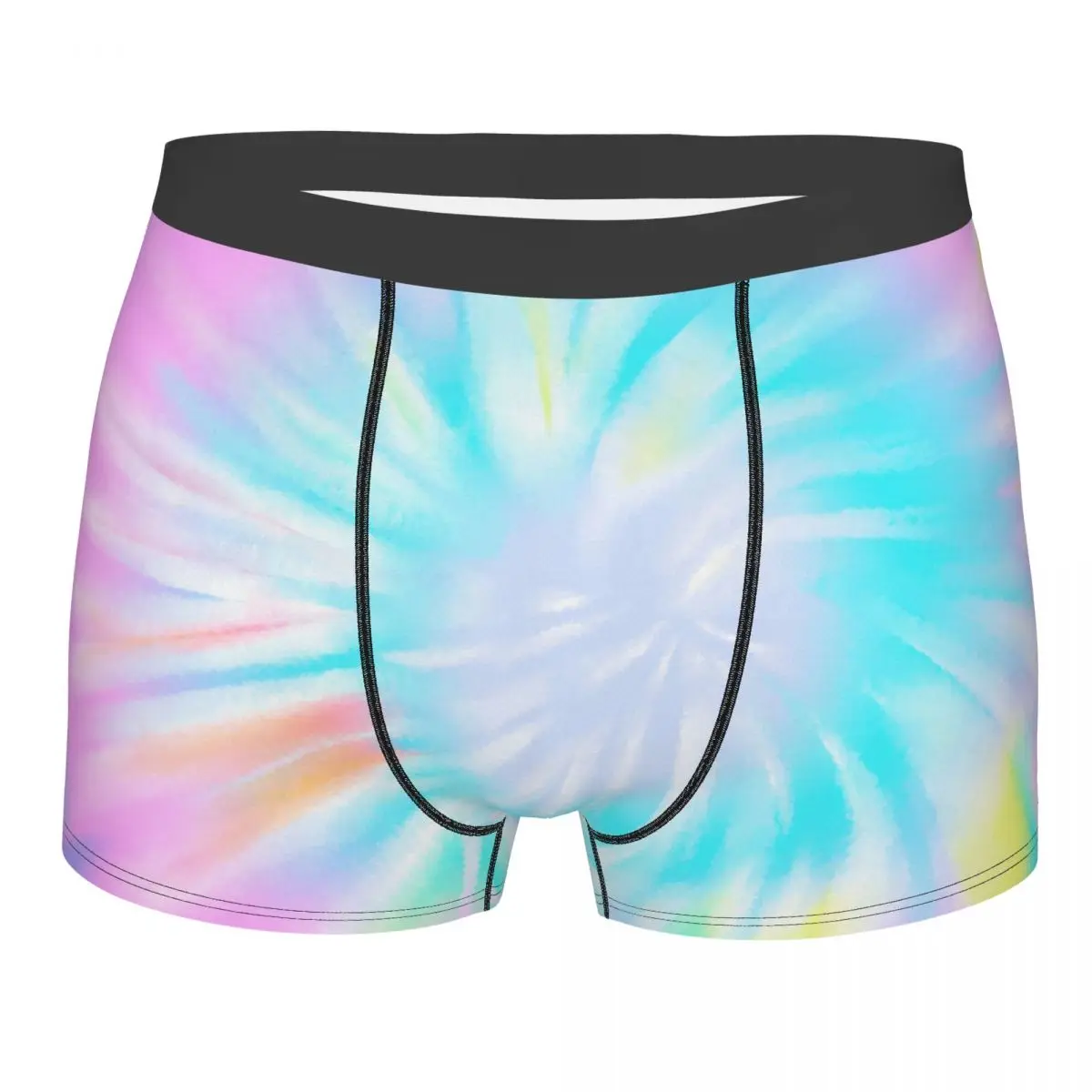 

Новинка, боксеры Pastel Swirl с цветным фоном, шорты, трусы, мужское нижнее белье, мягкие трусы для мужчин
