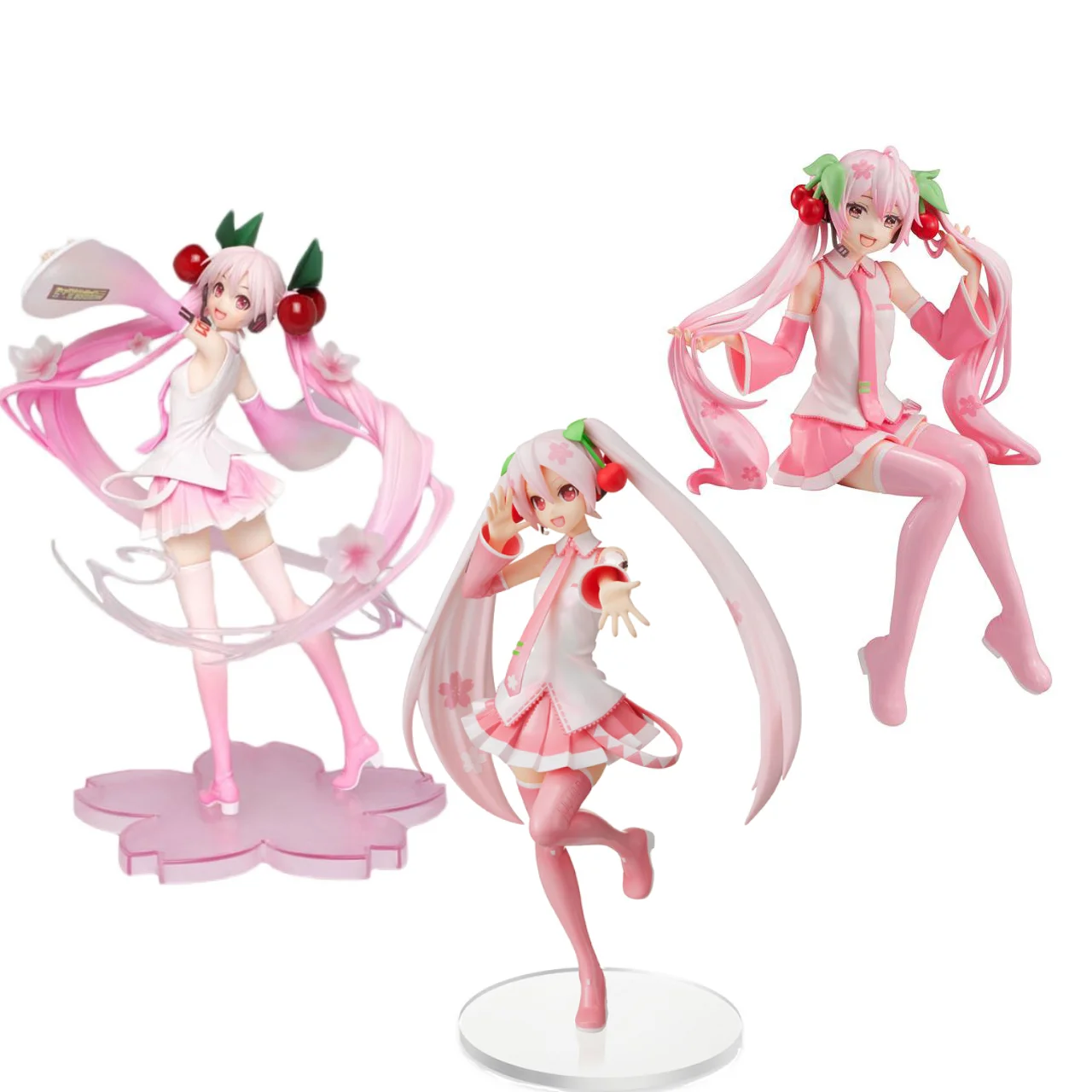 Judai Original Sega Taito Furyu VOCALOID Hatsune Miku Sakura Miku PVC Action Figure Model Doll Toys
