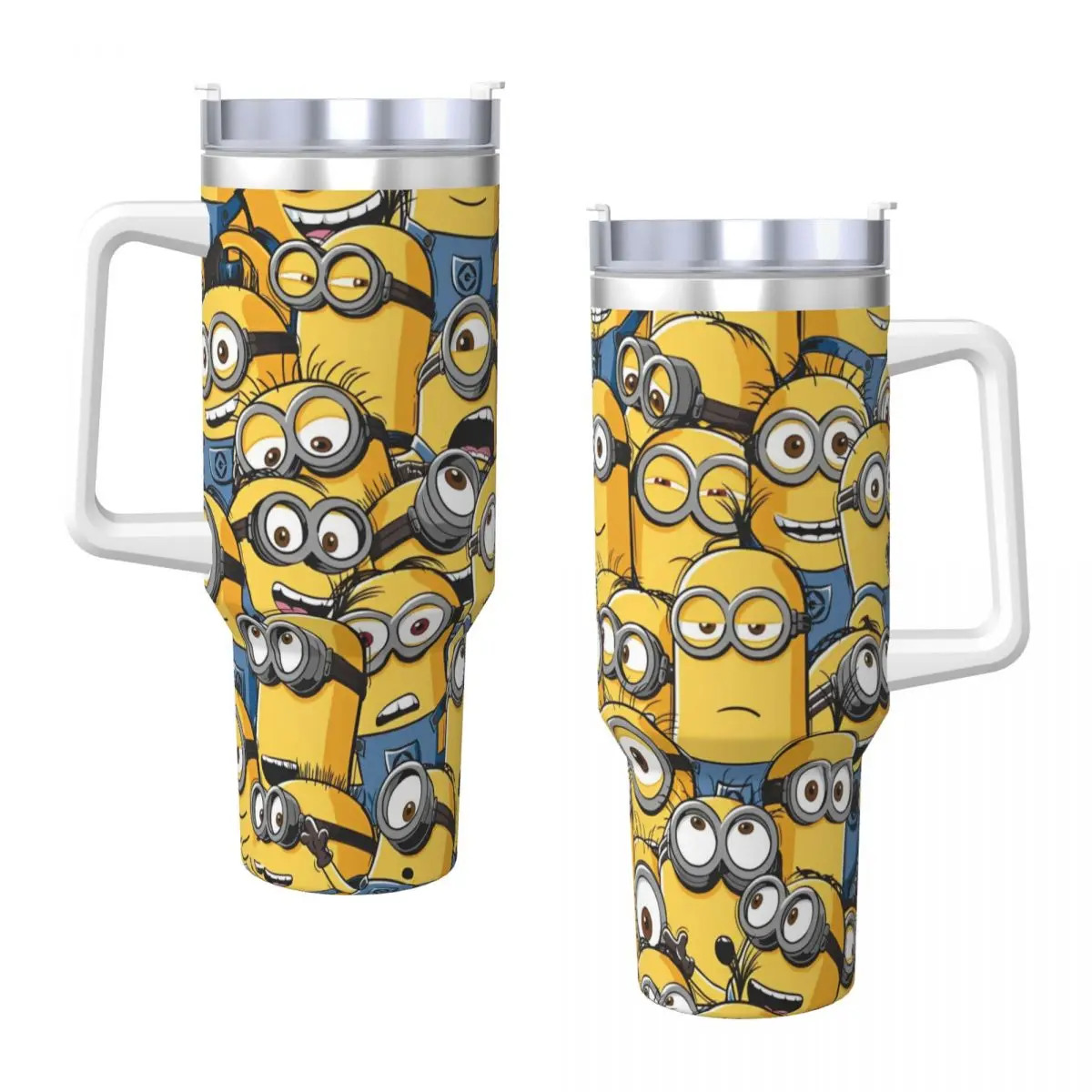 Стакан Minions из нержавеющей стали кружка с соломинкой бутылка для холодной и