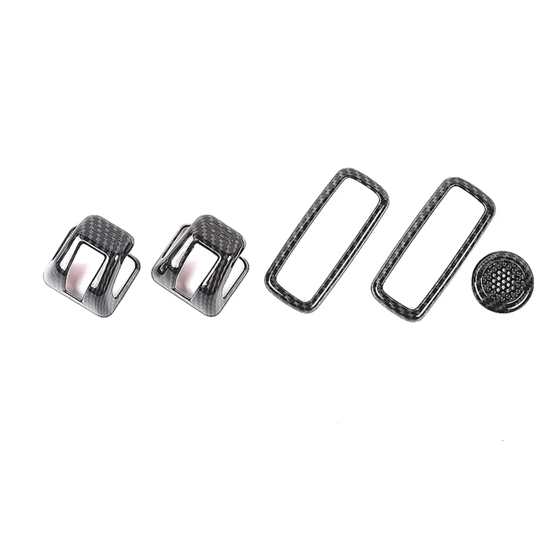 

Крышка автомобильного крючка на крышу лампа для чтения Накладка для Ford F150 2021 2022 аксессуары (ABS углеродное волокно)