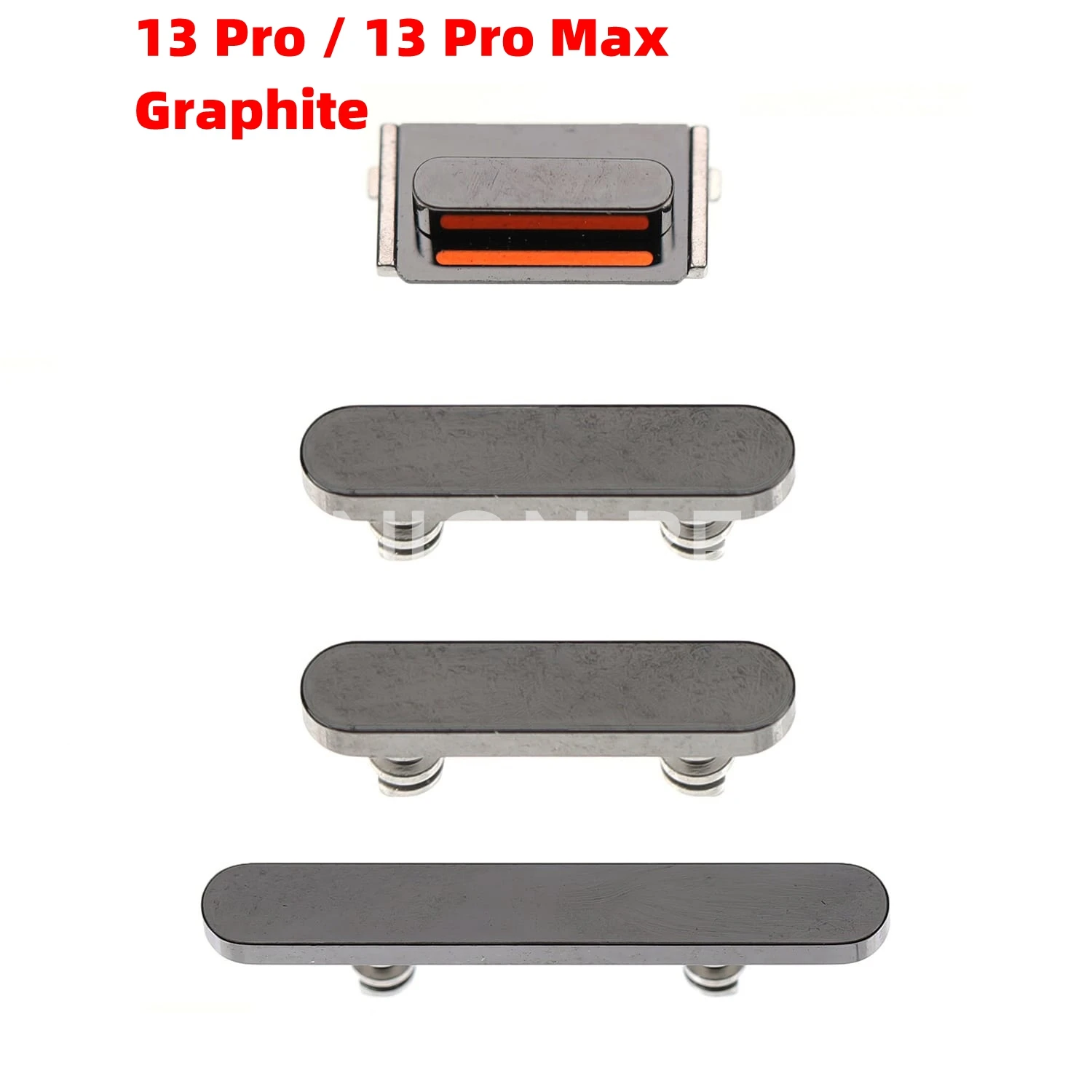 Для iPhone 13 Pro Max Mini Кнопка громкости вибрации питания Блокировка Боковая кнопка