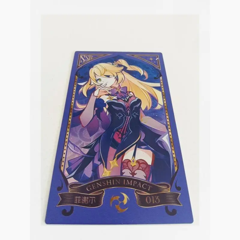 Vitality card Goddess Story SSR Ningguang Furina Yoimiya Nahida Venti Fischl boy Коллекция игрушек Подарки на день