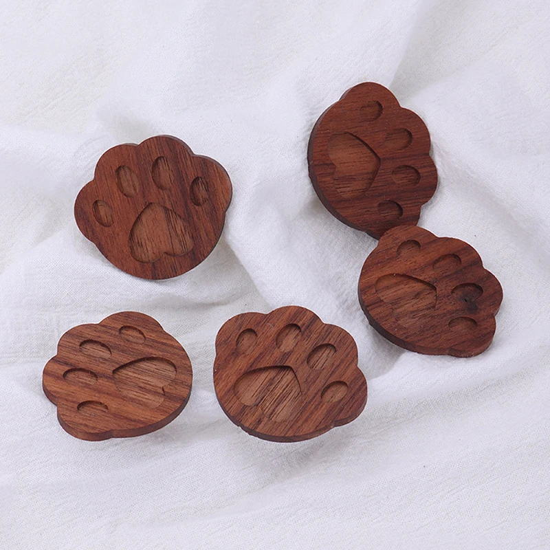 

Миниатюрный деревянный поднос для кукольного домика, модель «сделай сам» в виде кошачьего когтя/круга/цветка, кукольная мебель, декор для кукольного дома