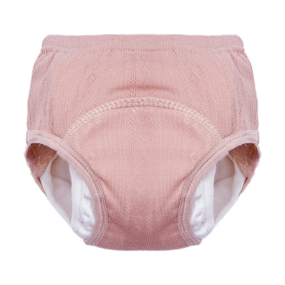 

3T Portable Soft Solid Toddler Boy Girl Baby Training Pant Washable Underwear Water Absorption Wrapping Breathable Elastic