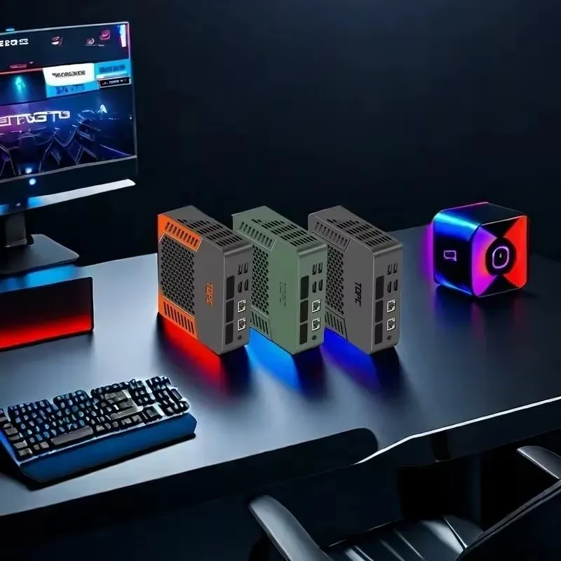 Новый дешевый мини-компьютер TOPC AMD Ryzen 9 7940HS R7 8845HS USB4.0 Dual LAN 2xDDR5 PCIe4.0 Windows 11 Pocket Gaming Mini