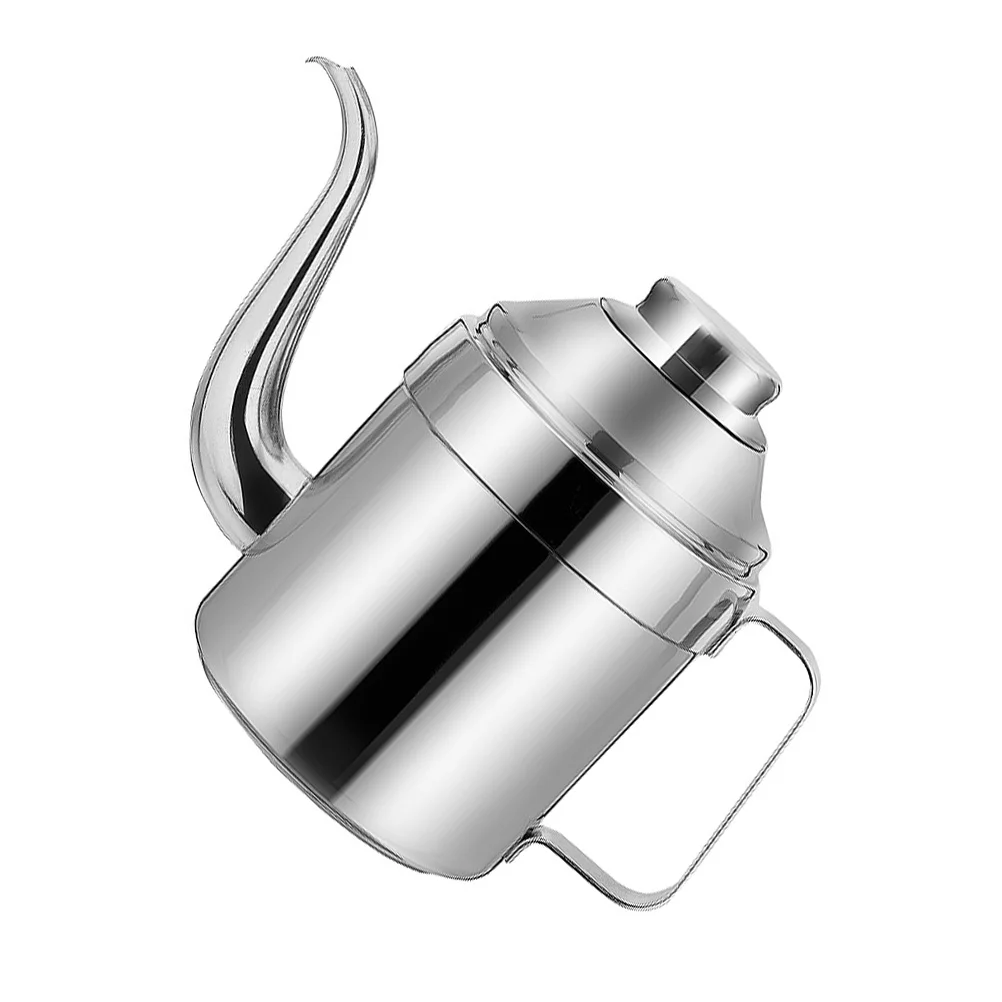

Oil Dispenser Bottle Vinegar Pot Container Grease Stainless Steel Metal Bottles Kitchensauce Pourer Cruet Seasoning Soy Storage