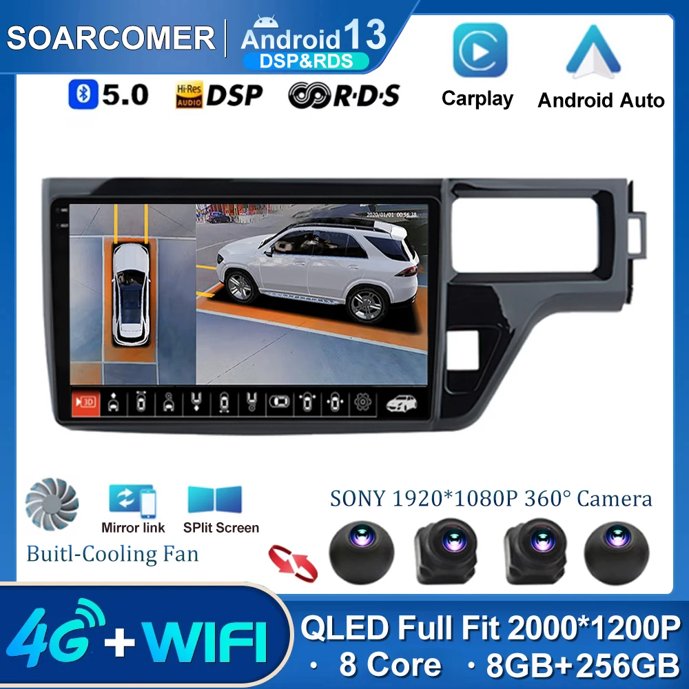 Gps 2din Carplay Stereo Bt  Swc  Dsp