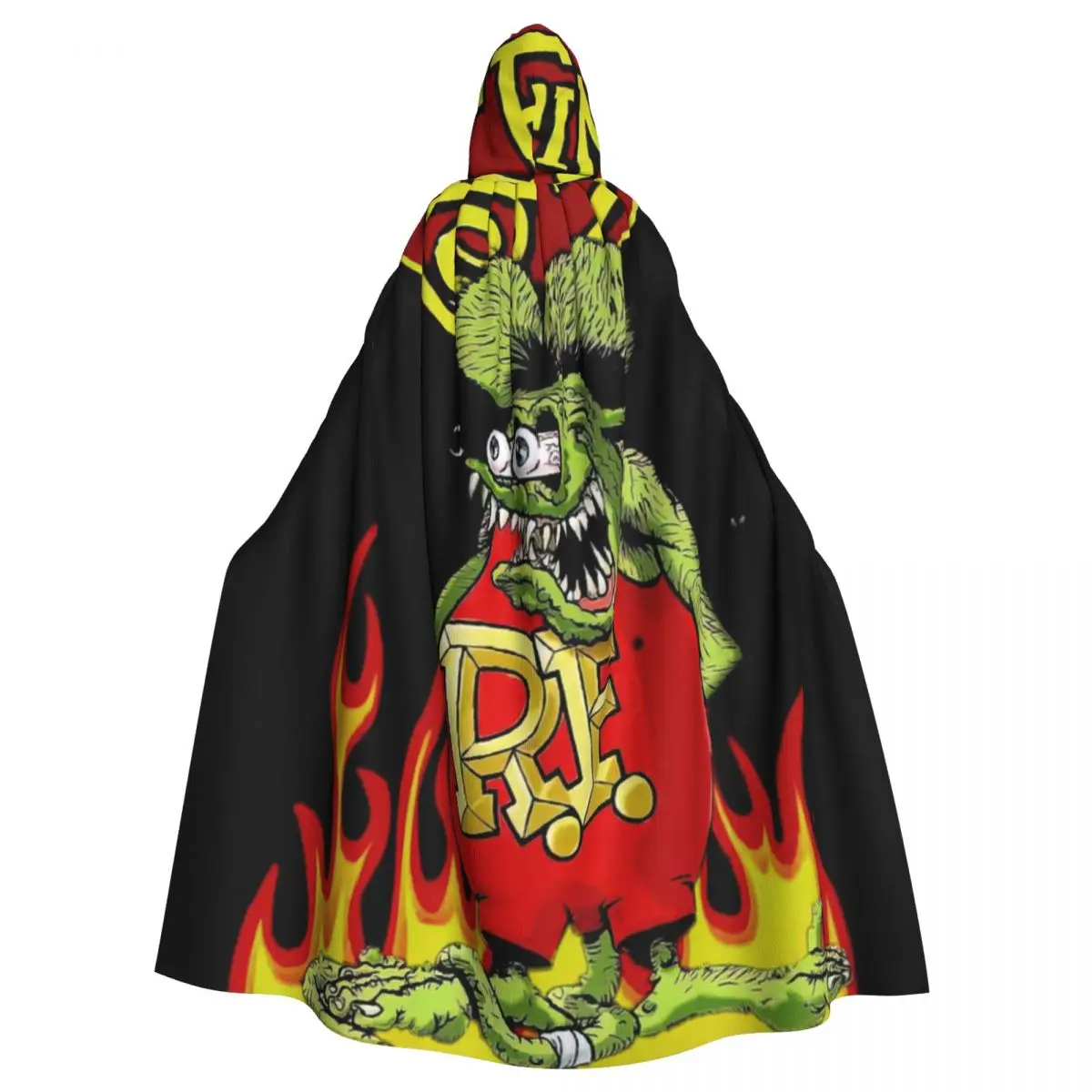 Крыса Финк с капюшоном плащ Хэллоуин искусственный косплей женщины мужчины