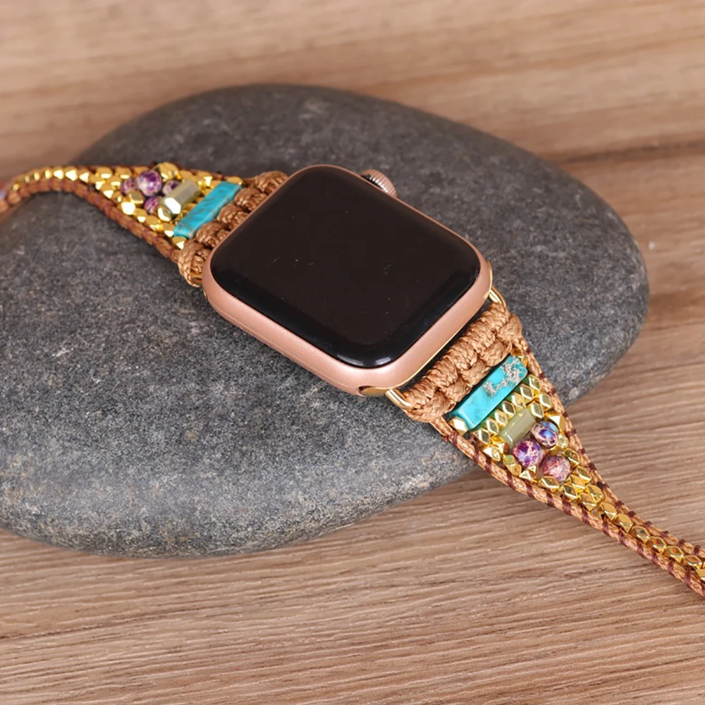 Фото Ремешок Плетеный Etsy для Apple Watch Band 40 мм 41 мм 44 мм 45 мм 49 мм №3