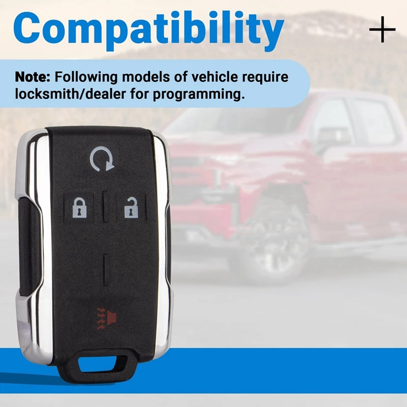 Брелок без ключа для Chevy Silverado GMC Sierra 1500 2500 3500 2500HD 3500HD Колорадо Каньон M3N32337100