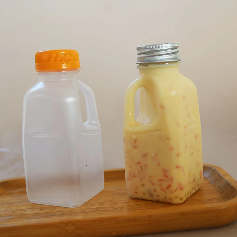 Прозрачная Детская Бутылка Для Воды Пластиковая Сока Молока С Крышкой Походная