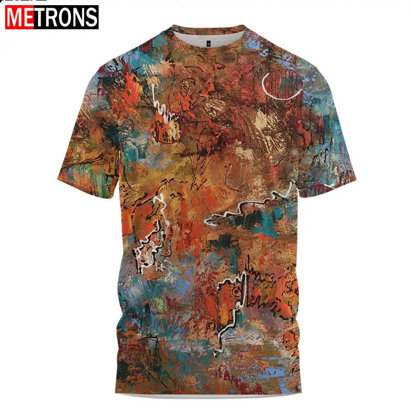 

2023 Vintage Men's T-Shirt 3D Print O-Neck Men's T-Shirt Made Old Lifestyle Short Sleeve Plus Size Pullover Top T-Shirt