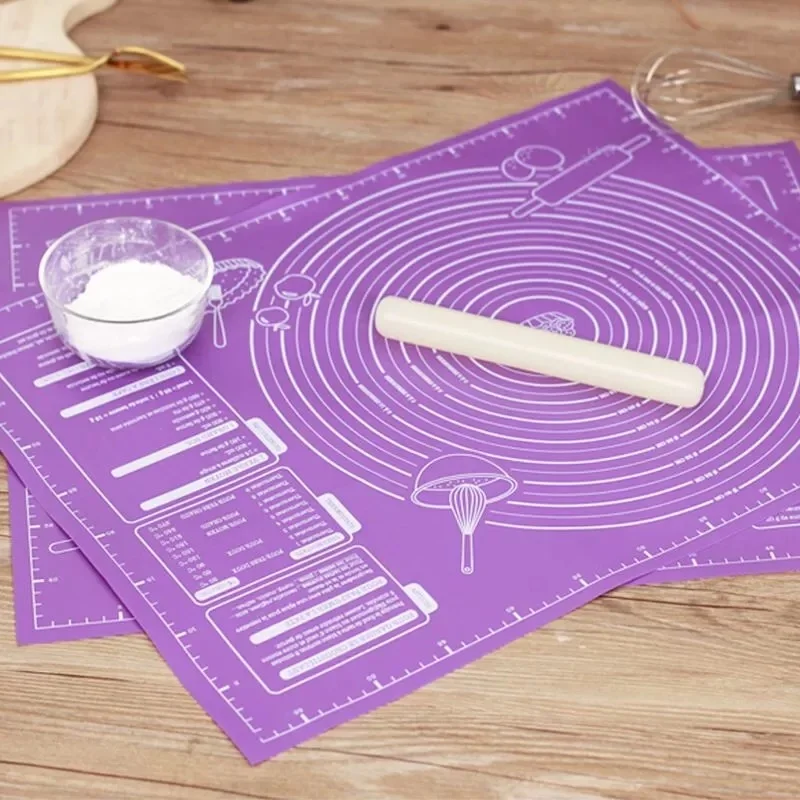 

40x60cm extra large baking mat silicone pad baking sheet mat for rolling dough pizza dough non stick manufacturer holder kitchen