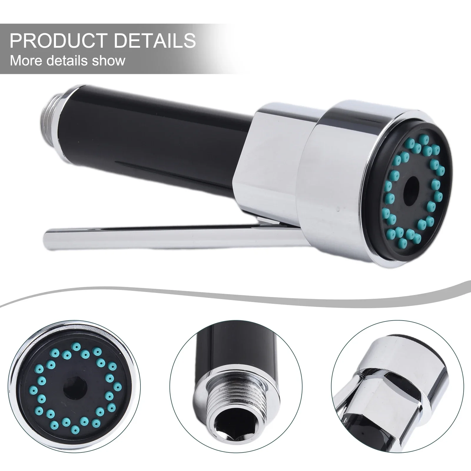 Сменная насадка для смесителя выдвижная распылительная головка душа против