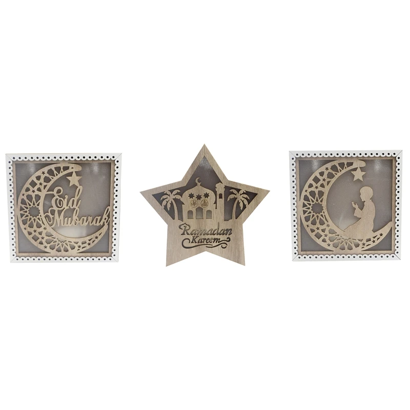 

Светодиодный светильник Луна Звезда Рамадан Яркий яркий светильник исламский мусульманский ИД используется для украшения домашвечерние