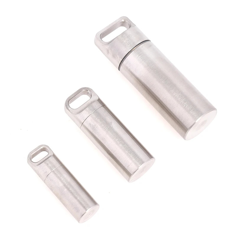 

Титановый водонепроницаемый мини контейнер для таблеток портативный контейнер для таблеток Чехол для хранения таблеток