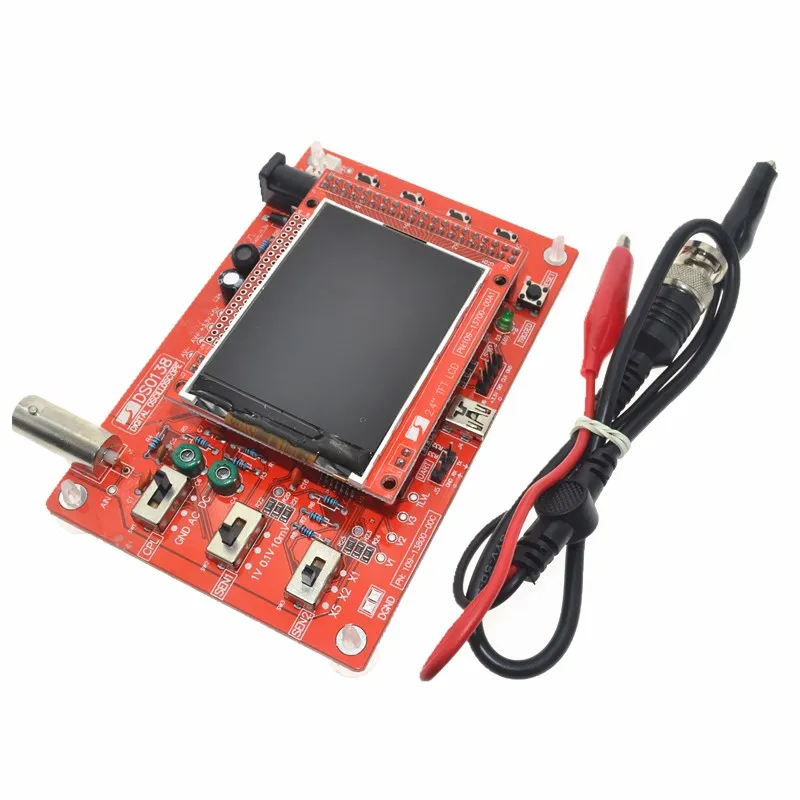 

DSO138 2.4" TFT Screen Digital Oscilloscope Kit Waveform Display Preciseness