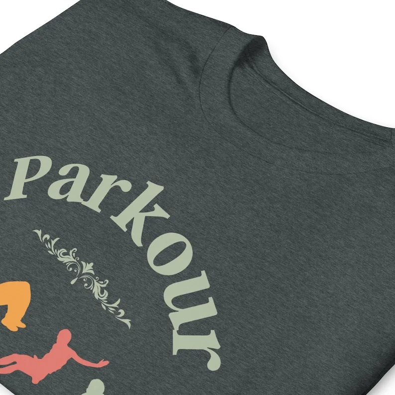 Рубашка паркура футболка для свободного бега мужчин подарочная женщин унисекс с