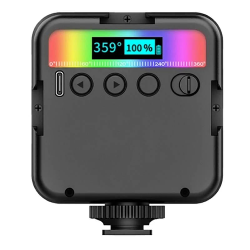 

RGB LED Fill Light Video Conference Fill Light Pocket Light Selfie Beauty Fill Light