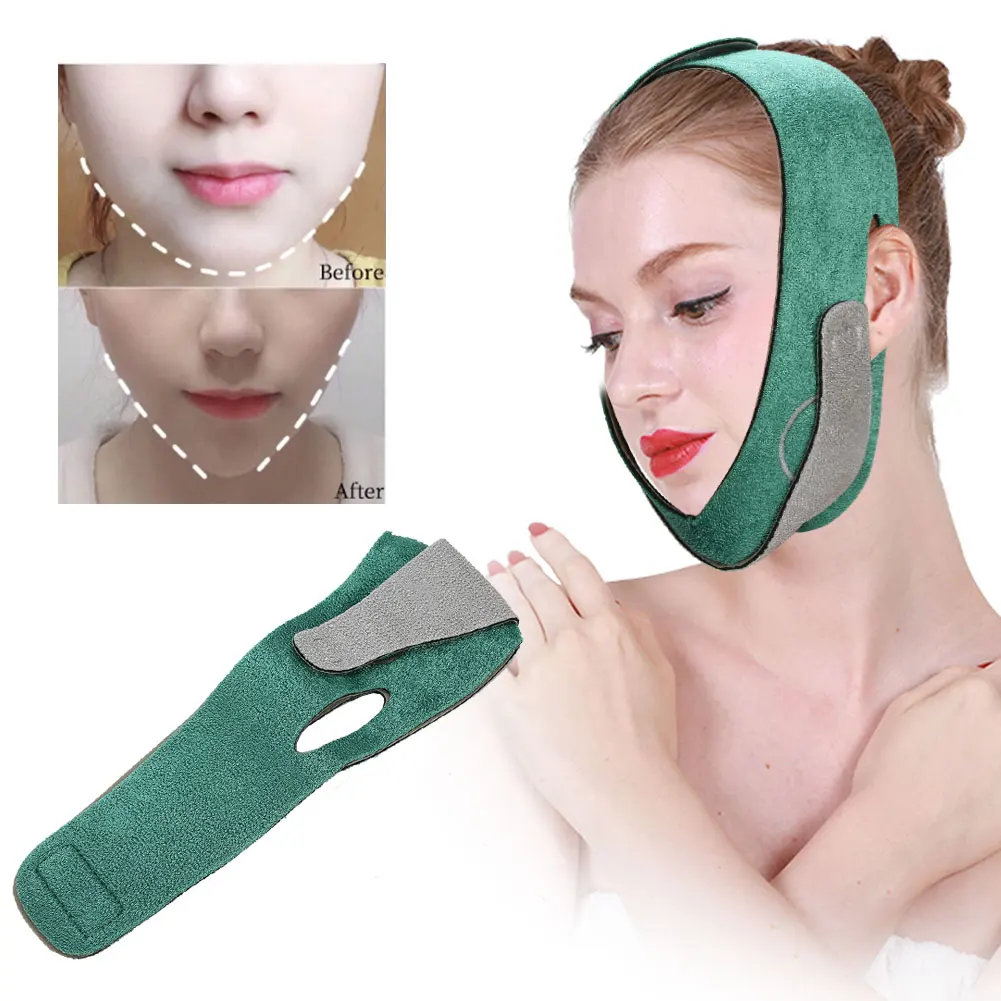 

Slimming Face Shield Belt V Shape Face Lifting Tightening Correction Bandage Shaper Double Chin Face Lift Band Massage Slimmer