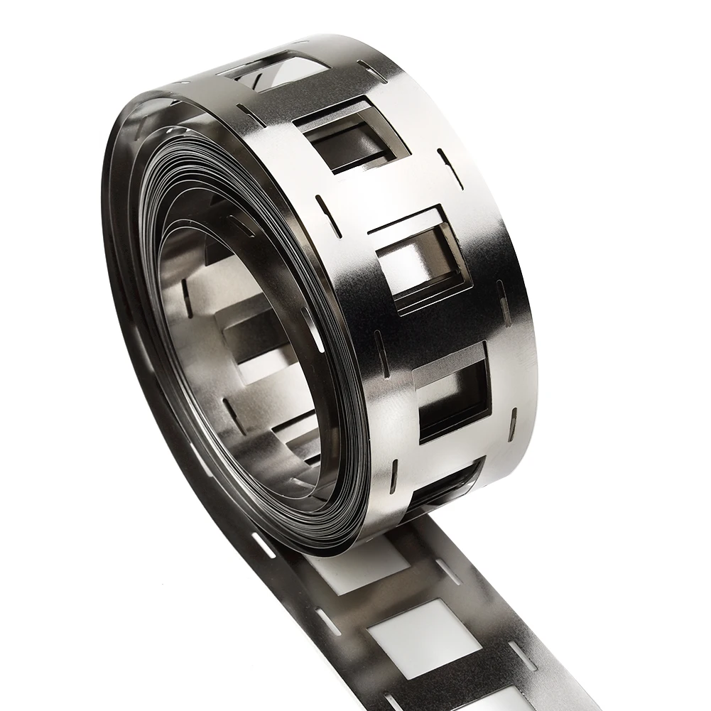 

5M 2P 21700 0.15mm Nickel Plated Steel Strip Sheet Nickel Tape Holder High Purity Pure Nickel Belt For Lithium Batteries