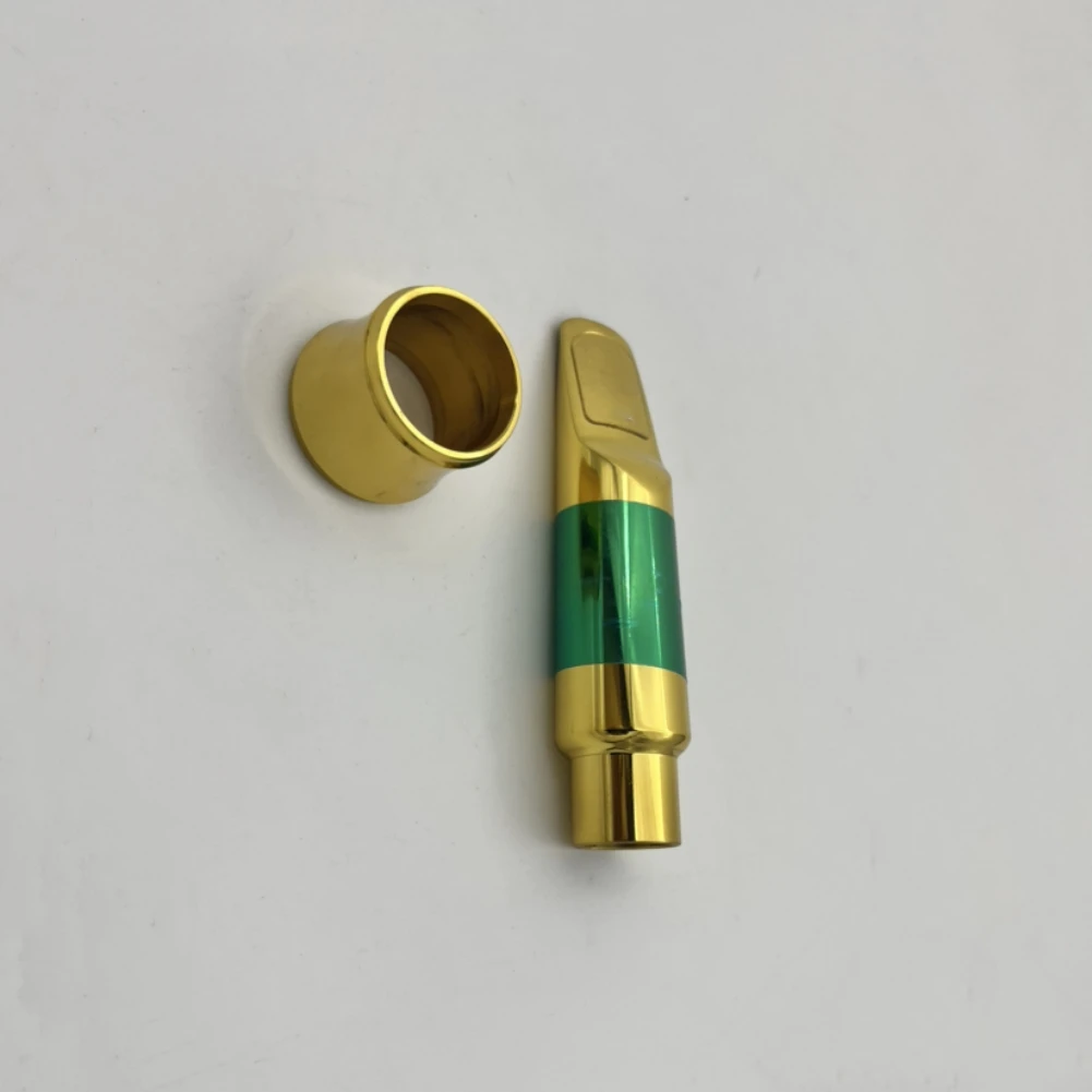 

Saxophone Metal Mouthpiece With Reed Clip For Tenor Soprano Alto Sax Size 5 6 7 8 9 Real Pictures Sax Mouthpiece Gold Plated