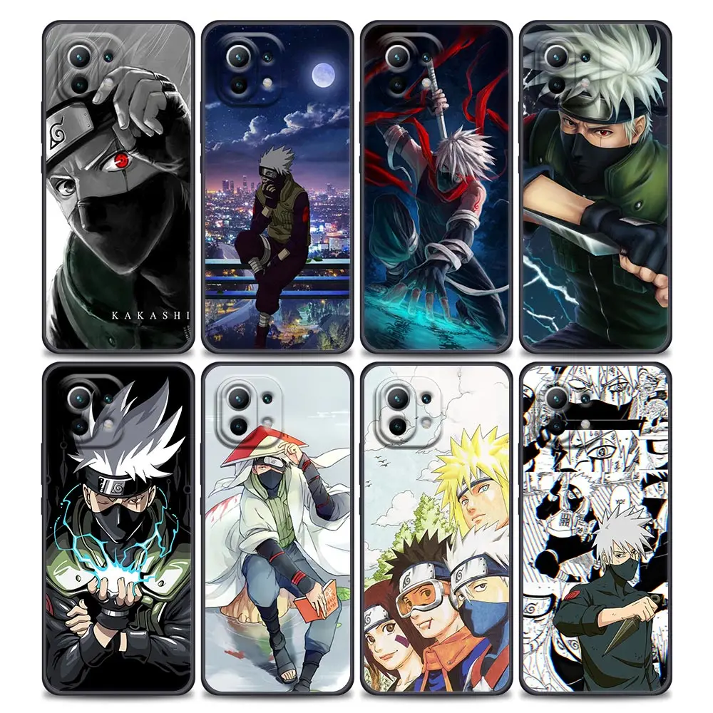 

Naruto Phone Case For Xiaomi Mi 11 11T 11X Pro Lite NE 5G 12 POCO X3 F3 M3 M4 NFC Pro Soft Thin Cover Hatake Kakashi Anime funda