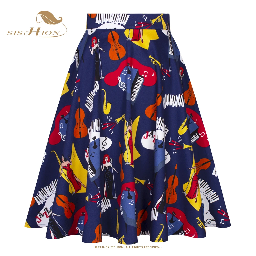 Женская плиссированная юбка с высокой талией подиумная хлопковая винтажная в