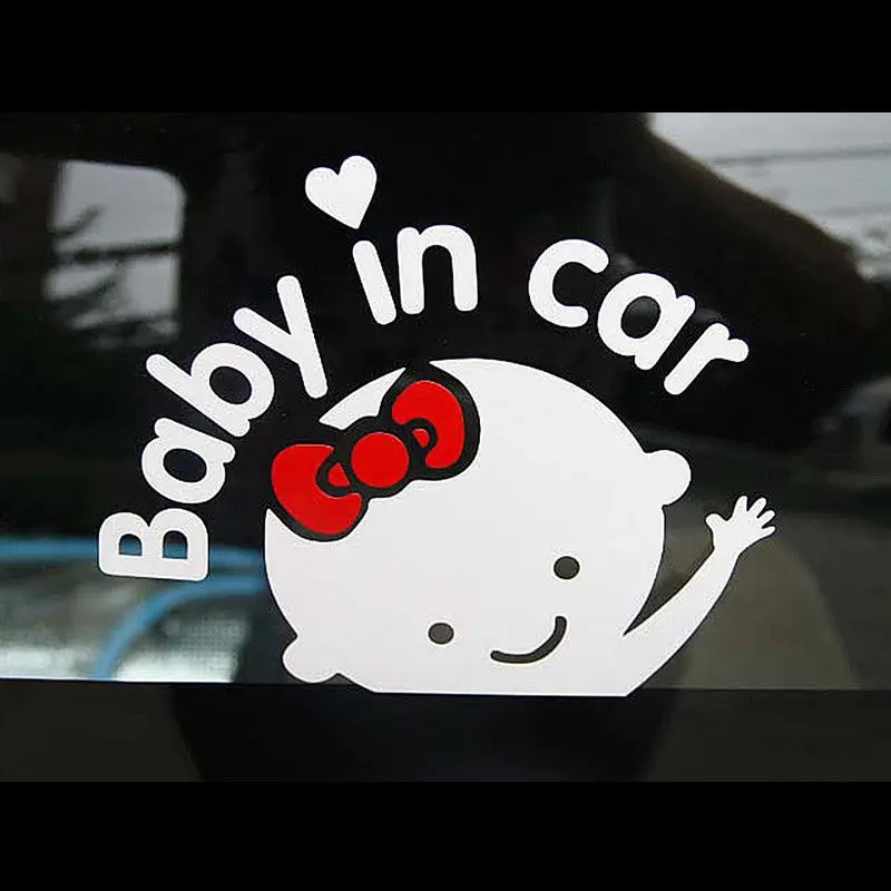 

High Quality 1 Pc Car Scratch Coverage Styling 3D Cartoon Baby In Car on Board Warming Stickers