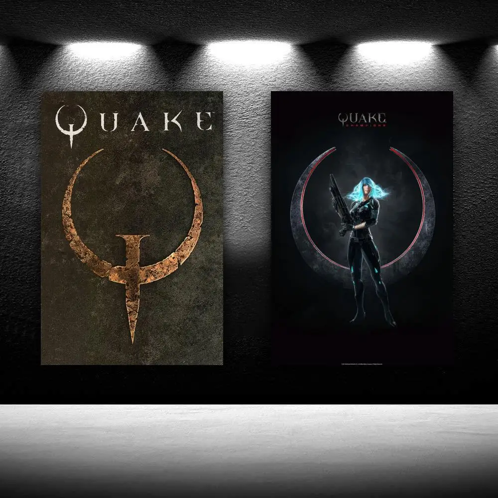 

QUAKE Arena Game Premium Unframed Version Merchandise Decorative HD Painting Canvas Print Wall Art Living Room Posters Bedroom