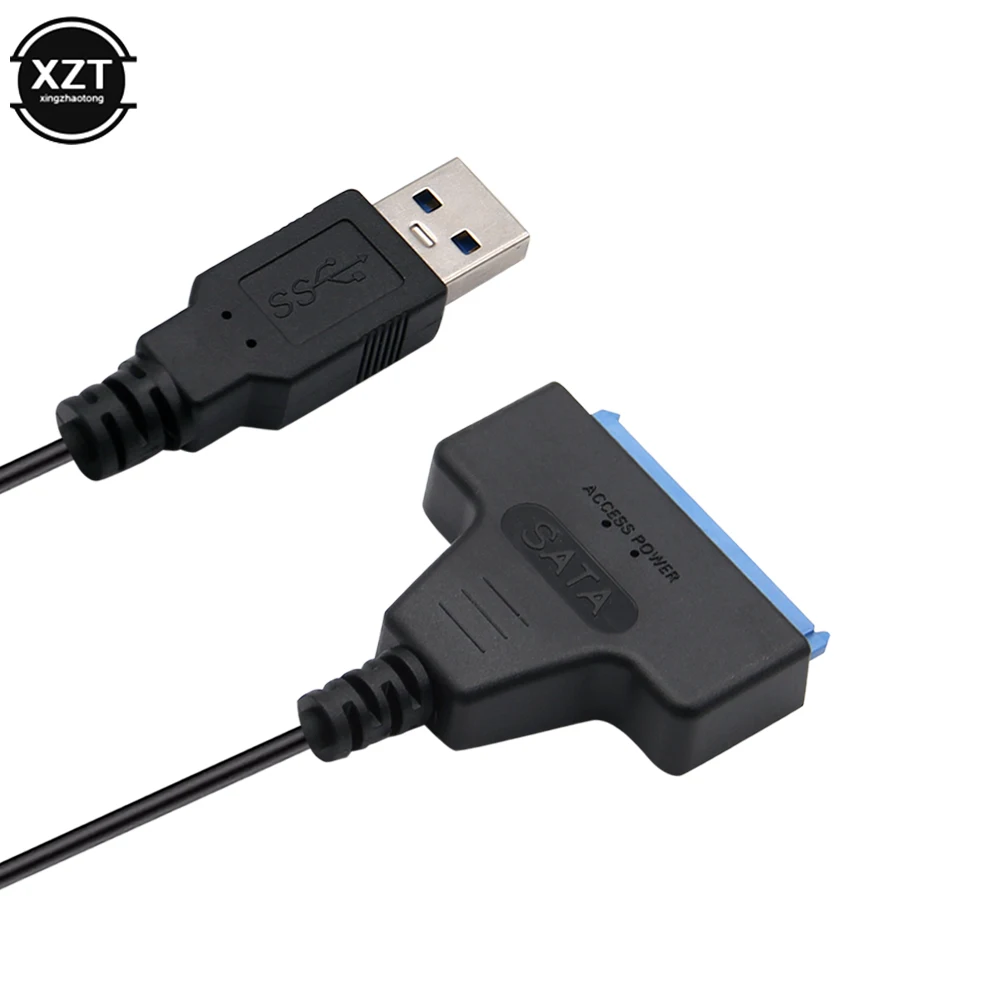 200 мм 22 Pin SATA III кабель для 2 5-дюймового жесткого диска HDD SSD USB адаптер 5 Гбит/с