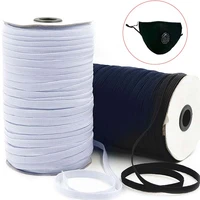 510m flat elastic bands 3 10mm black white nylon rubber band waist band for pregnant baby diy sewing garment accessories
