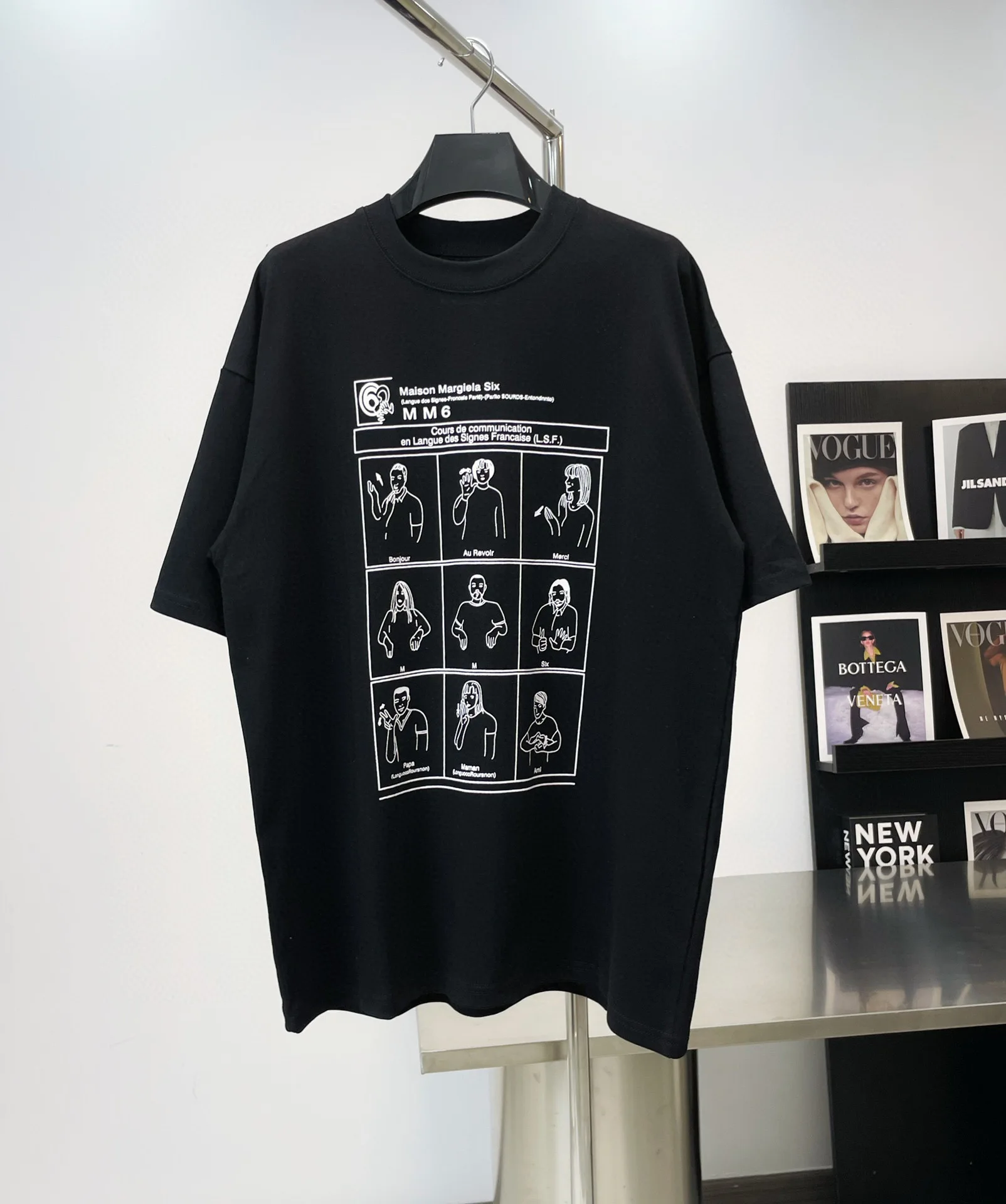 

NEW Margiela T-shirts For Men Women Classic Letter Number Print Design Round Neck Short Sleeve Fashion Stree Casual Top Tees Mm6