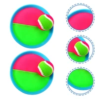 game catch toss paddlekidsset games toys outdoor stickythrow sports stick target balls funny self beach disc sucker 3 throwing