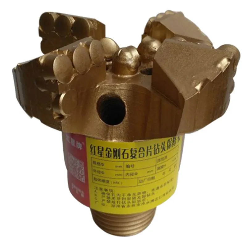 75 #-500 # алмаз три крыла Ffour Wing без сердечника Алмазный композитный бит