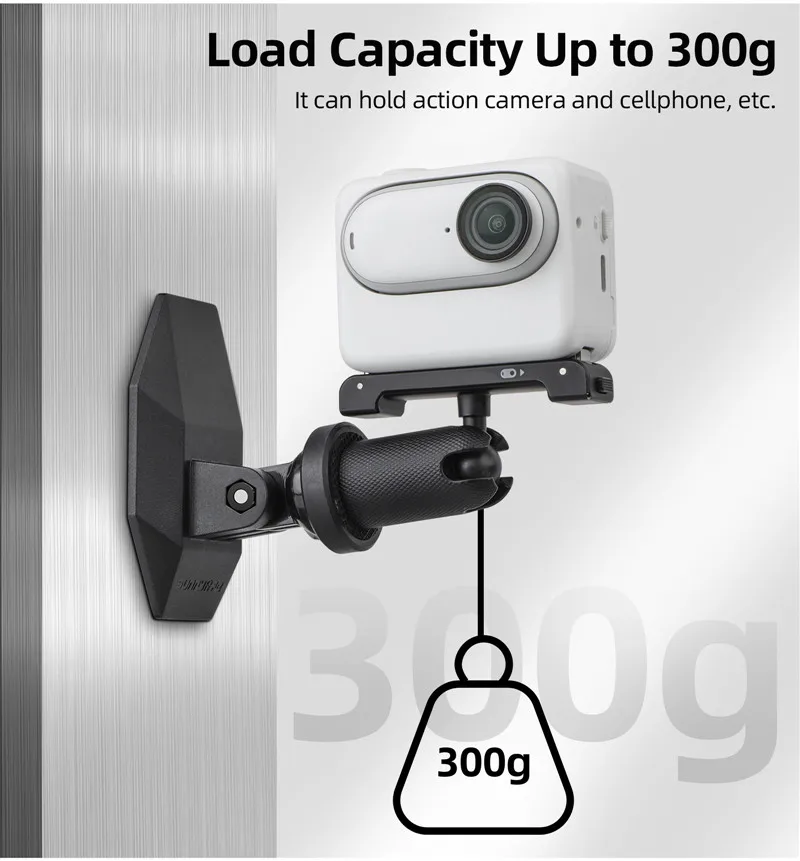 Магнитное автомобильное крепление для DJI OSMO Pocket 3 Insta 360 X4 X3 GO 3S ACE Pro 2