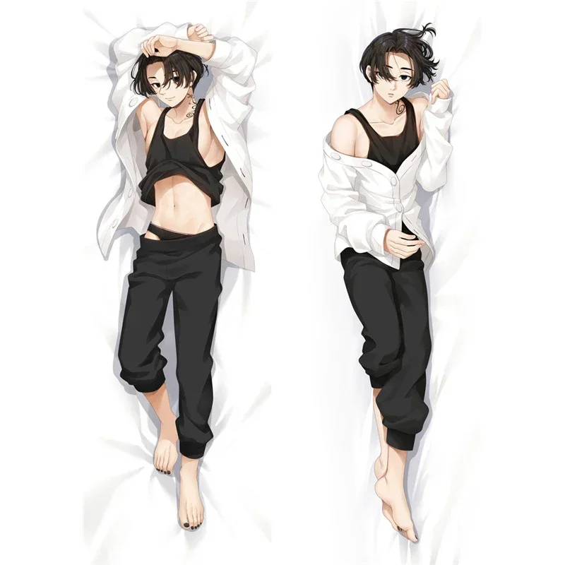 

Manjiro Sano Dakimakura Anime Tokyo Revengers Matsuno Chifuyu Hugging Body Mikey Pillow Case Pillowcase Otaku Cover Peachskin